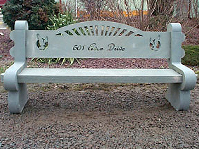 Stone Memorial Bench