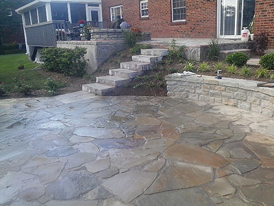 Irregular Flagstone Patio