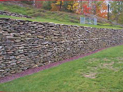 Fieldstone Garden Wall
