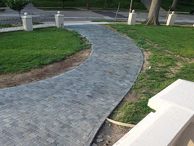 Tumbled Paver Walk