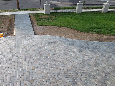 Tumbled Paver Patio