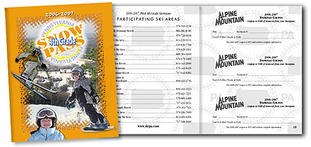 PSAA 4th Grade Snowpass 64-page Coupon Booklet